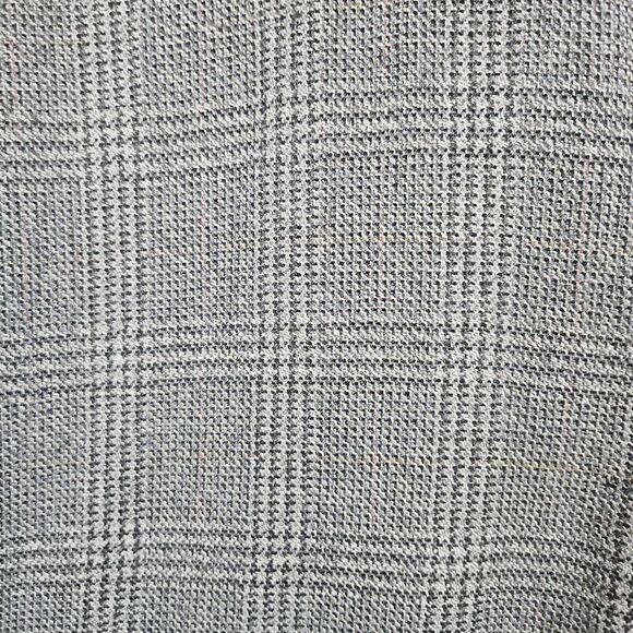 Hart Schaffner Marx Men's Blazer Size 44L Light Brown WIndowpane 2-Button SNAGS - Picture 15 of 15